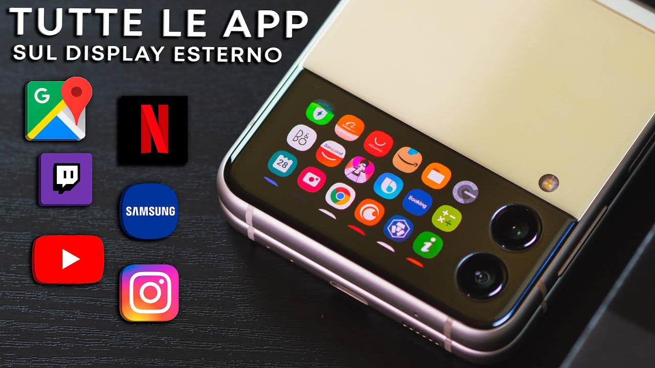 QUESTO CAMBIA TUTTO PER LO Z FLIP 3 : Tutte le APP sul DISPLAY ESTERNO!