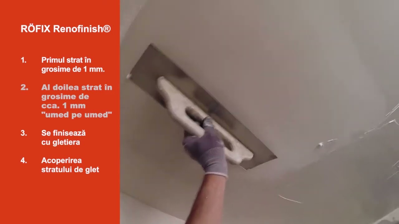 RÖFIX Renofinish® - Glet universal de renovare