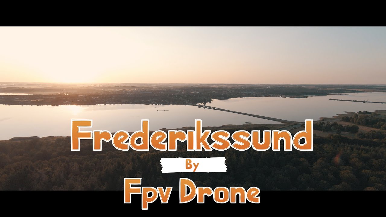 Frederikssund by drone / 4K dji FPV drone Cinematic FPV / epic aerial footage