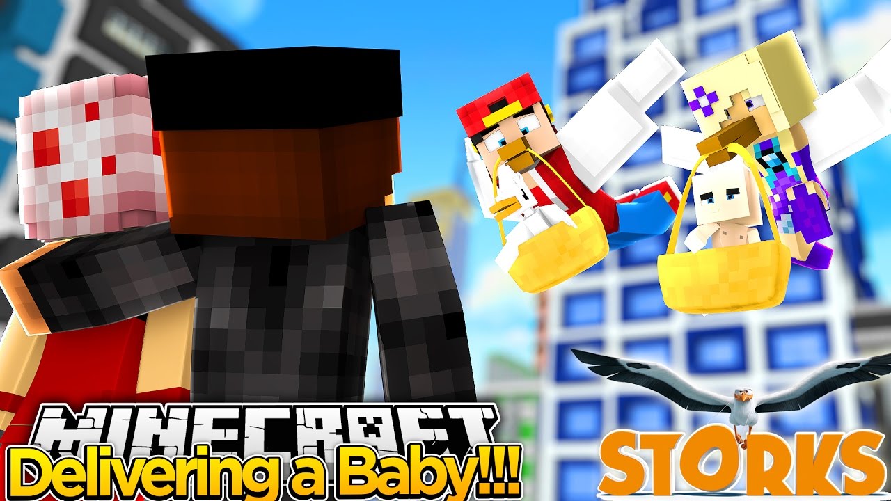Minecraft Adventure -  BABY ANGEL &  ROPO DELIVER THE BABIES!!!