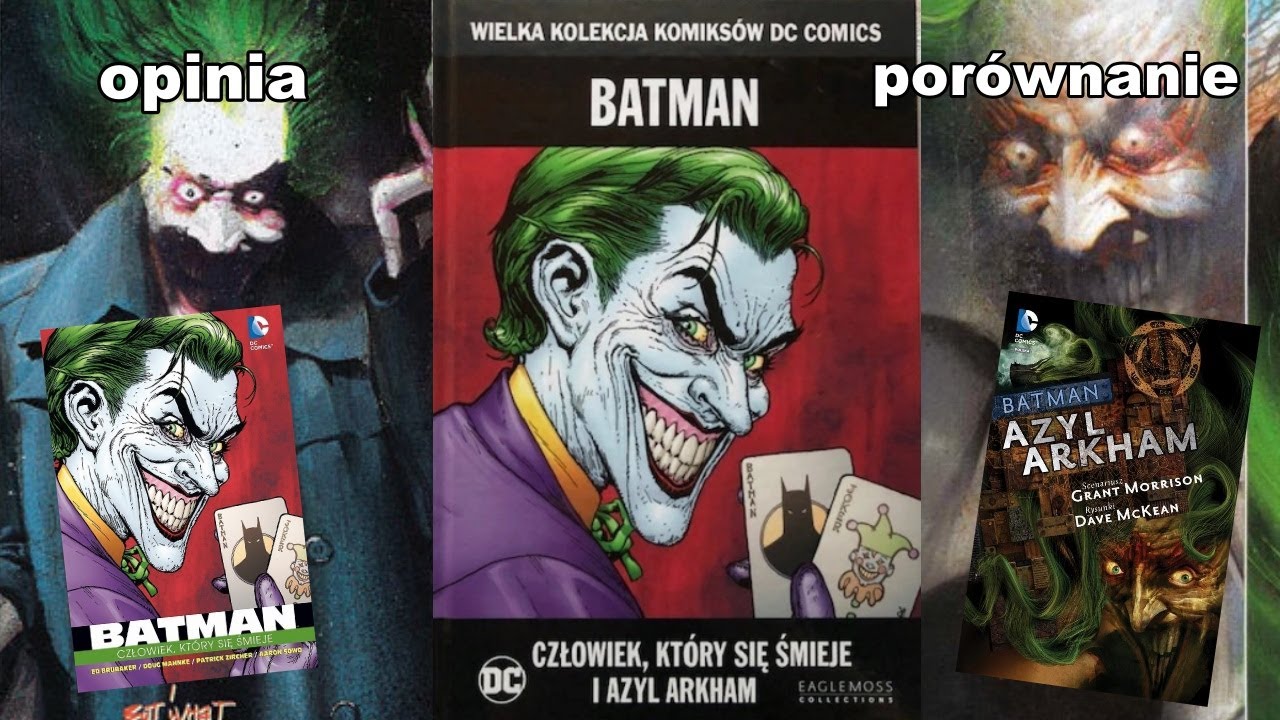 Człowiek, który się śmieje i Azyl Arkham (WKKDC, DC DELUXE) - opinia i prezentacja komiksów