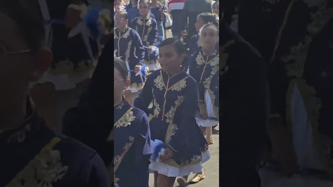 Edith Yarí y Edian Joen  en desfile de independencia 2026