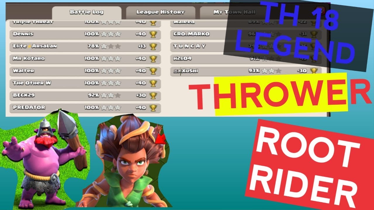 Base Kuat Gak Ada Artinya! Combo Thrower & Root Rider Ini OP Banget 🔥CLASH OF CLANS INDONESIA