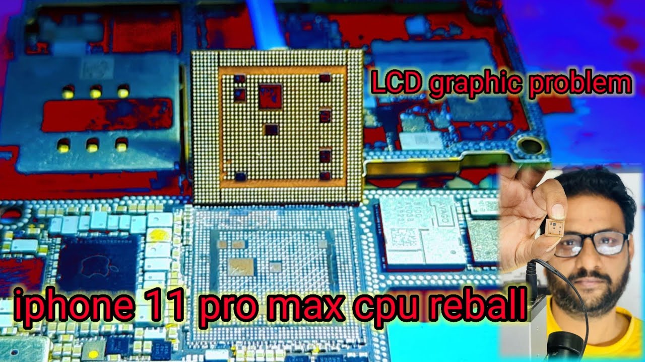 iphone 11 pro max cpu reball / iphone 11 pro max display problem fix