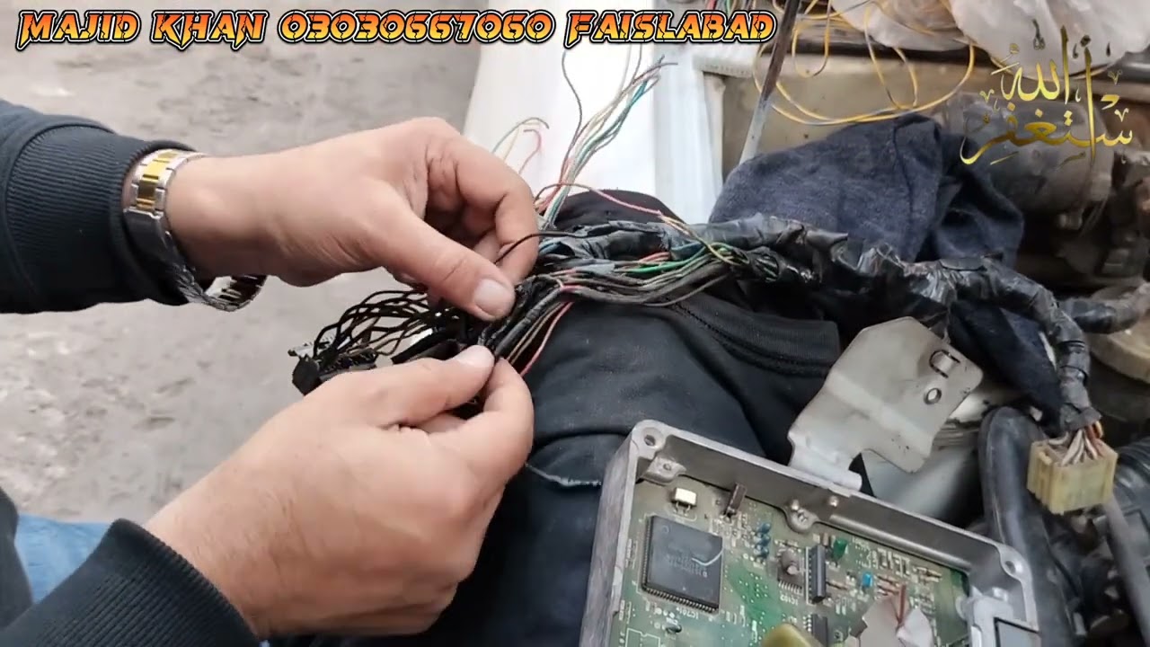 How to Suzuki Cults have Genon ECM installed ECM pin out very Easy/Urdu/Hindi