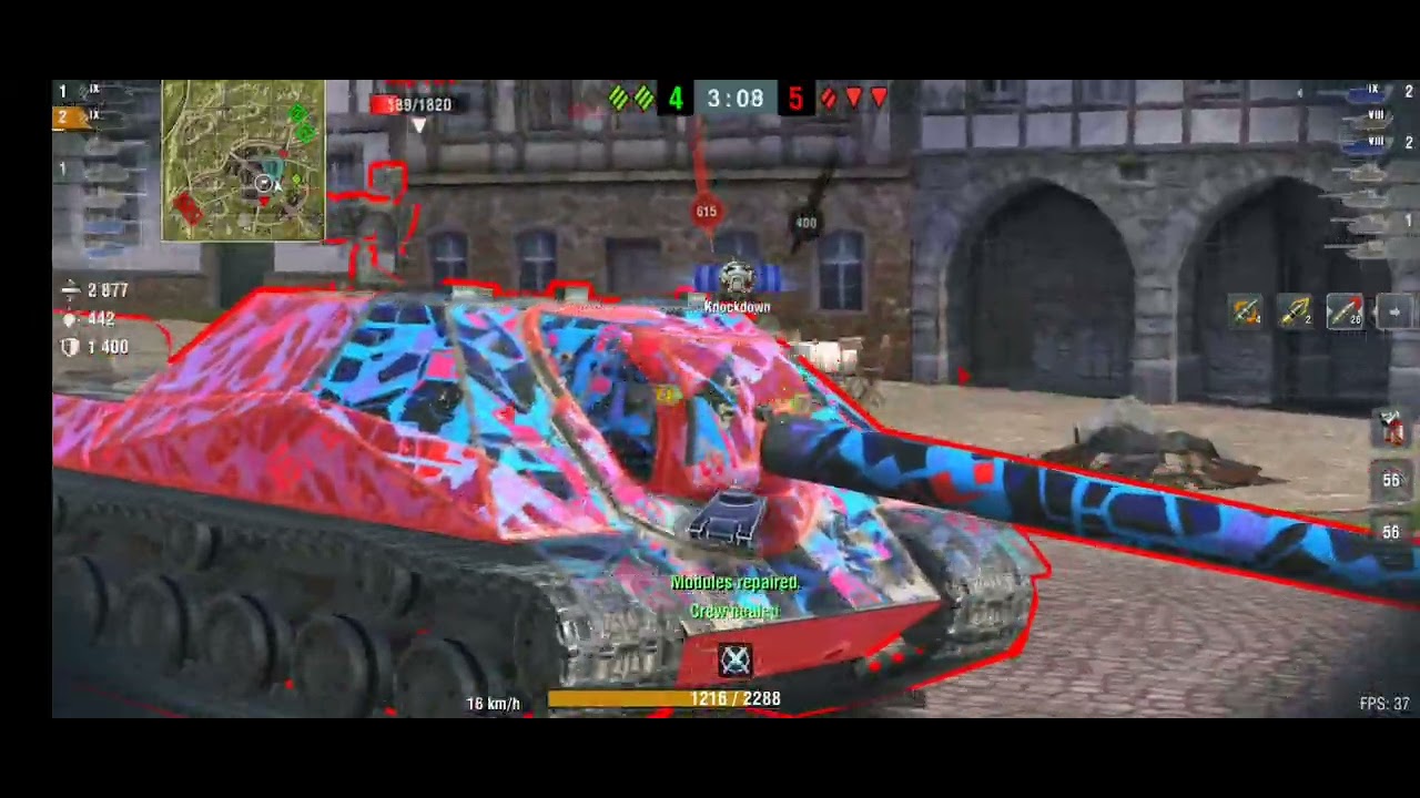 WoT Blitz - Tier IX Soviet Heavy Tank , ST-I , 3.8k damage , 4 kills , Ace Mastery
