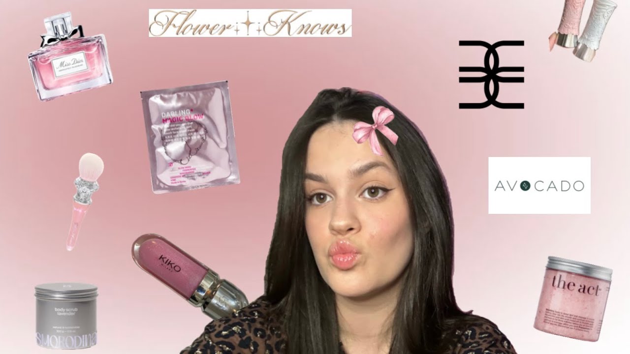 распаковка и обзор новой косметики🎀 | золотое яблоко | flower knows | kiko milano | dior | darling