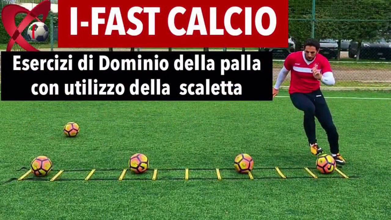 Esercizi Dominio palla con utilizzo scaletta prof Fabio Patteri