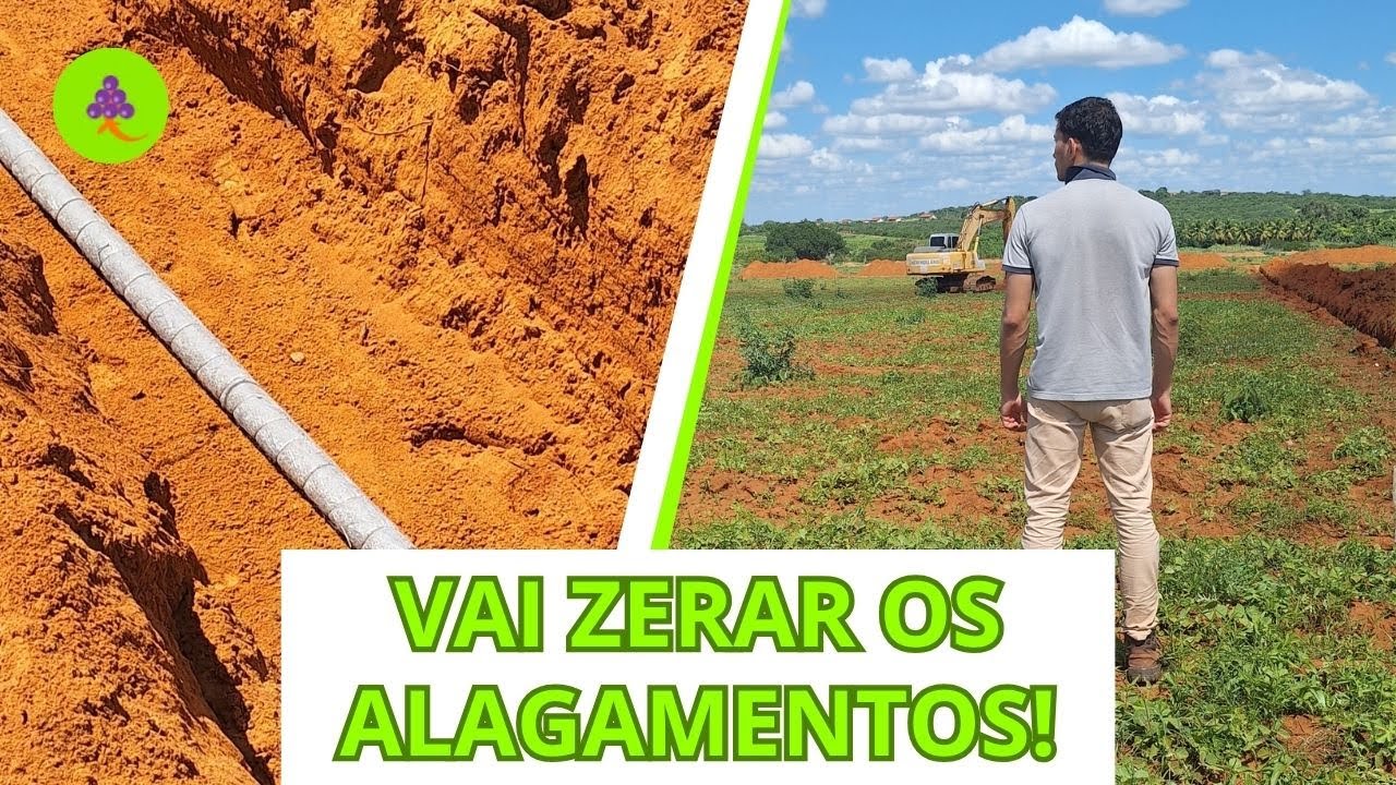 Um dos SISTEMAS de DRENAGEM agrícola MAIS EFICIENTES sendo INSTALADO!