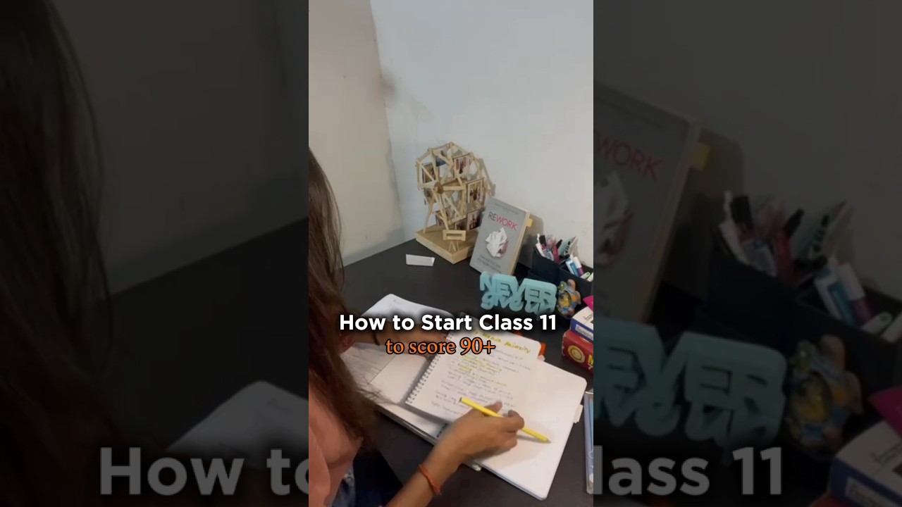 How to start Class 11|| 90+ strategy CBSE|| Board Exam ✨📚#study #tips #boardexam #cbse #class11 #fyp
