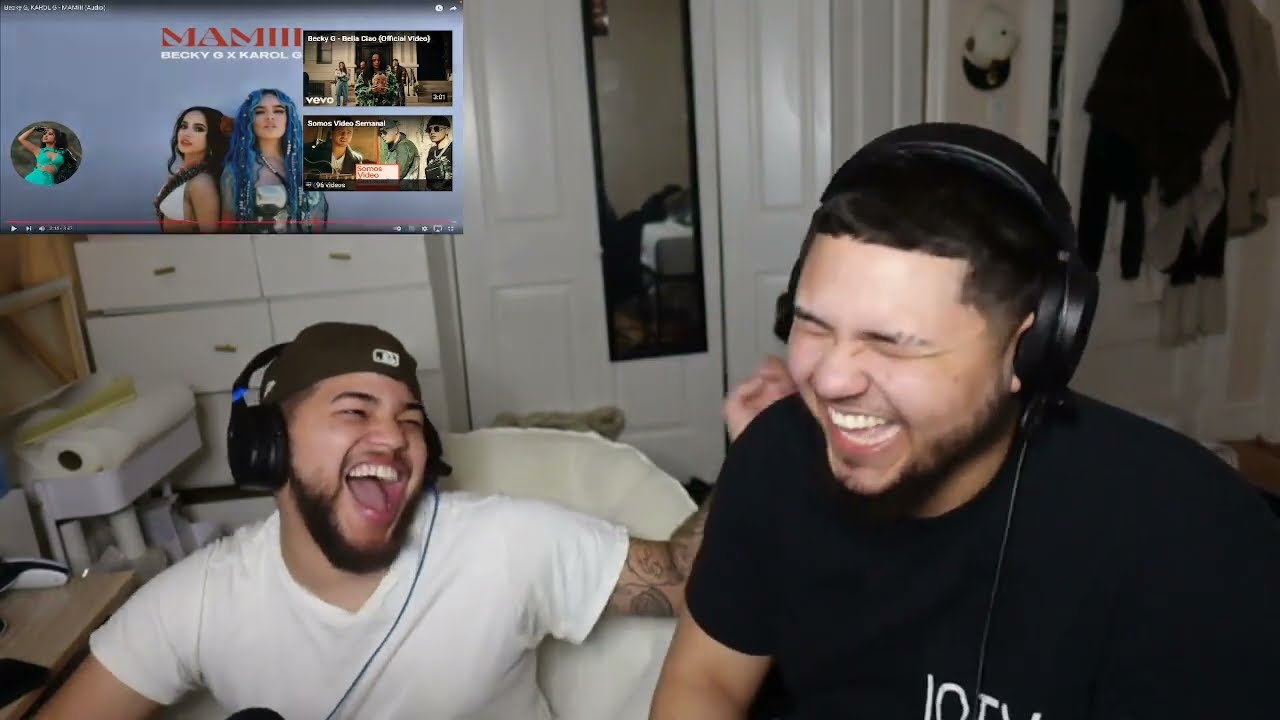 Becky G, KAROL G - MAMIII (Audio) Reaction