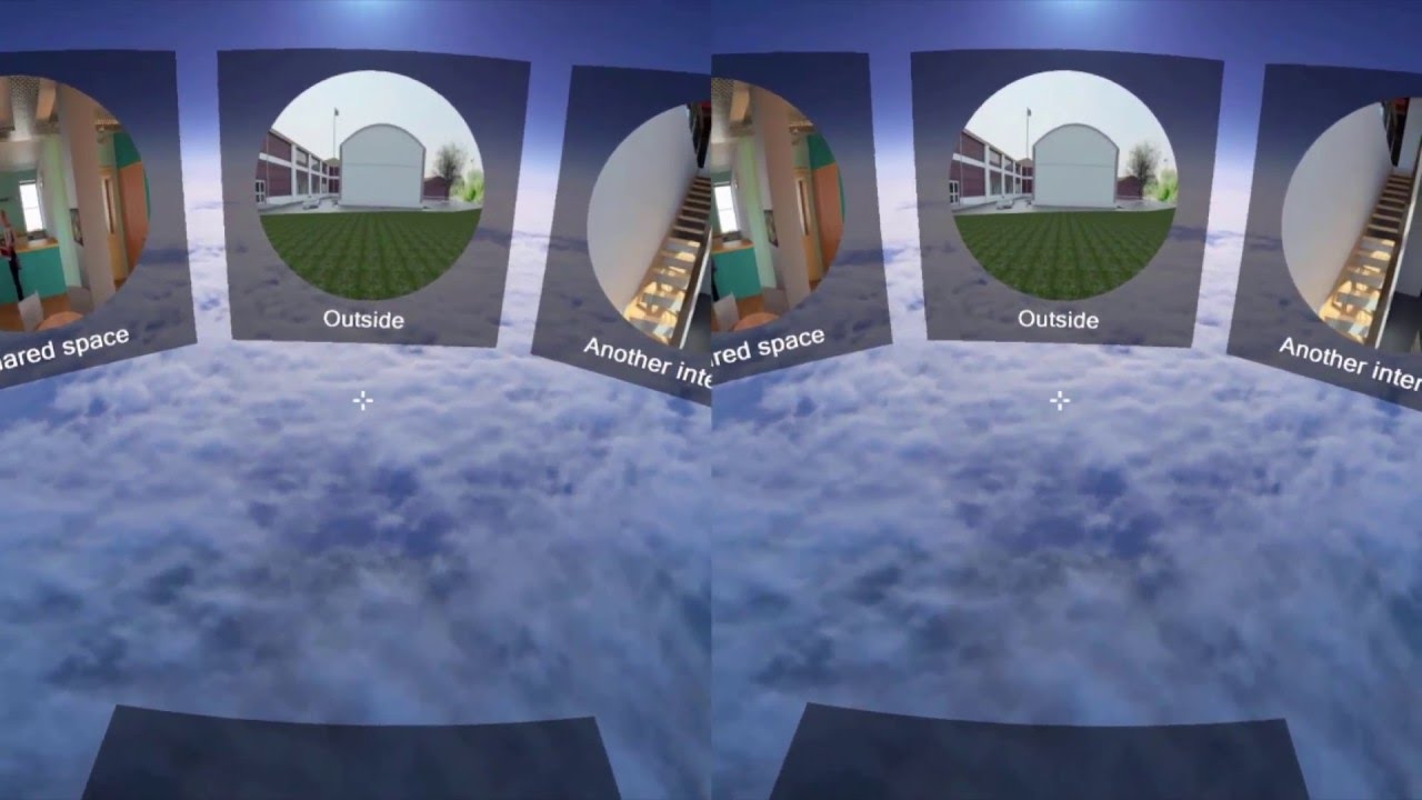 A360 cloud rendering stereo panoramas viewed using krpano