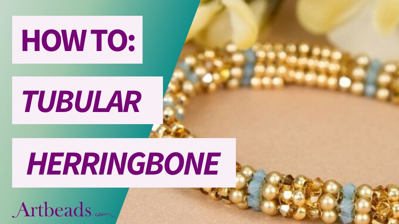 How to Do Tubular Herringbone Stitch to Make a PRESTIGE Crystal Beaded Rope