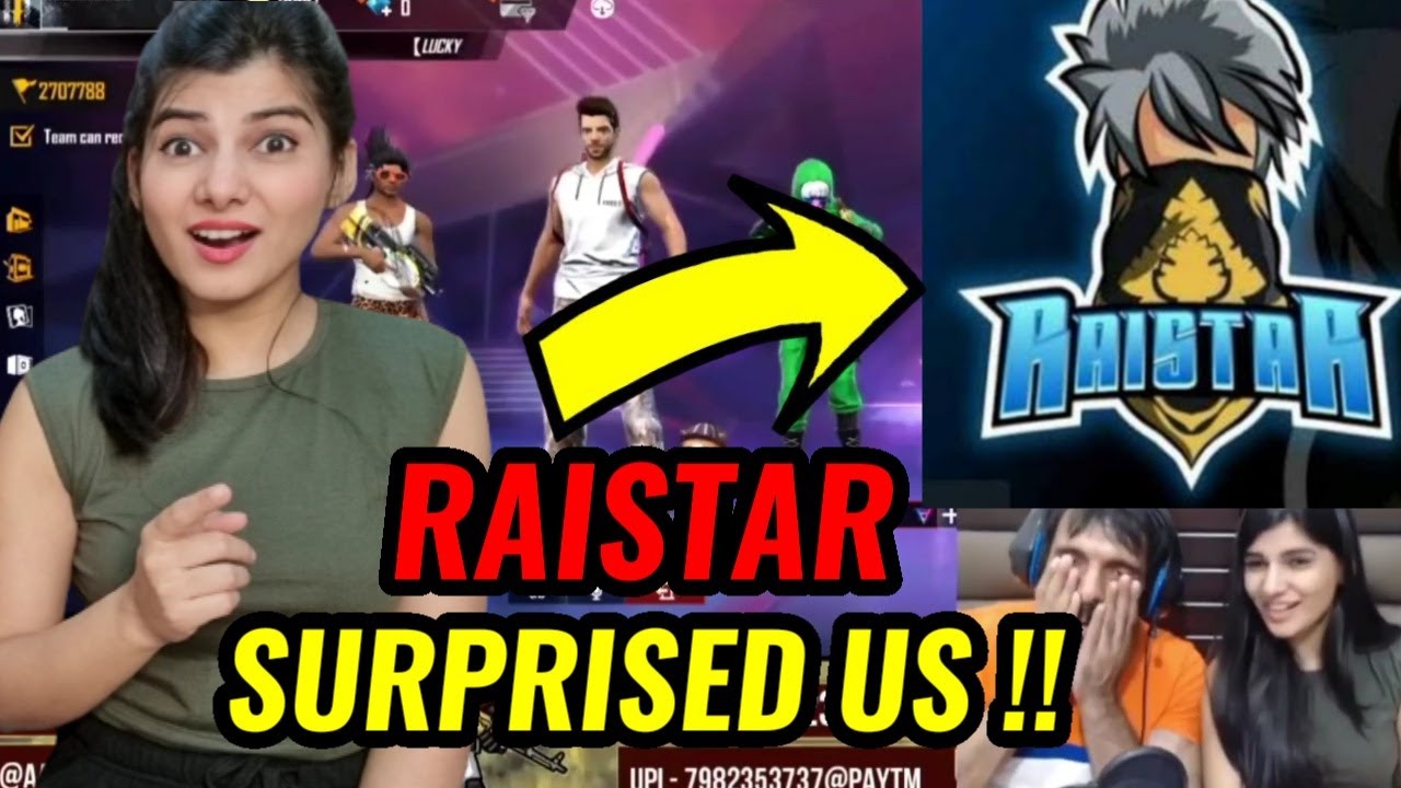 Raistar Surprised Us !!😱❤ Real Raistar Did Prank On Us 😜🤣