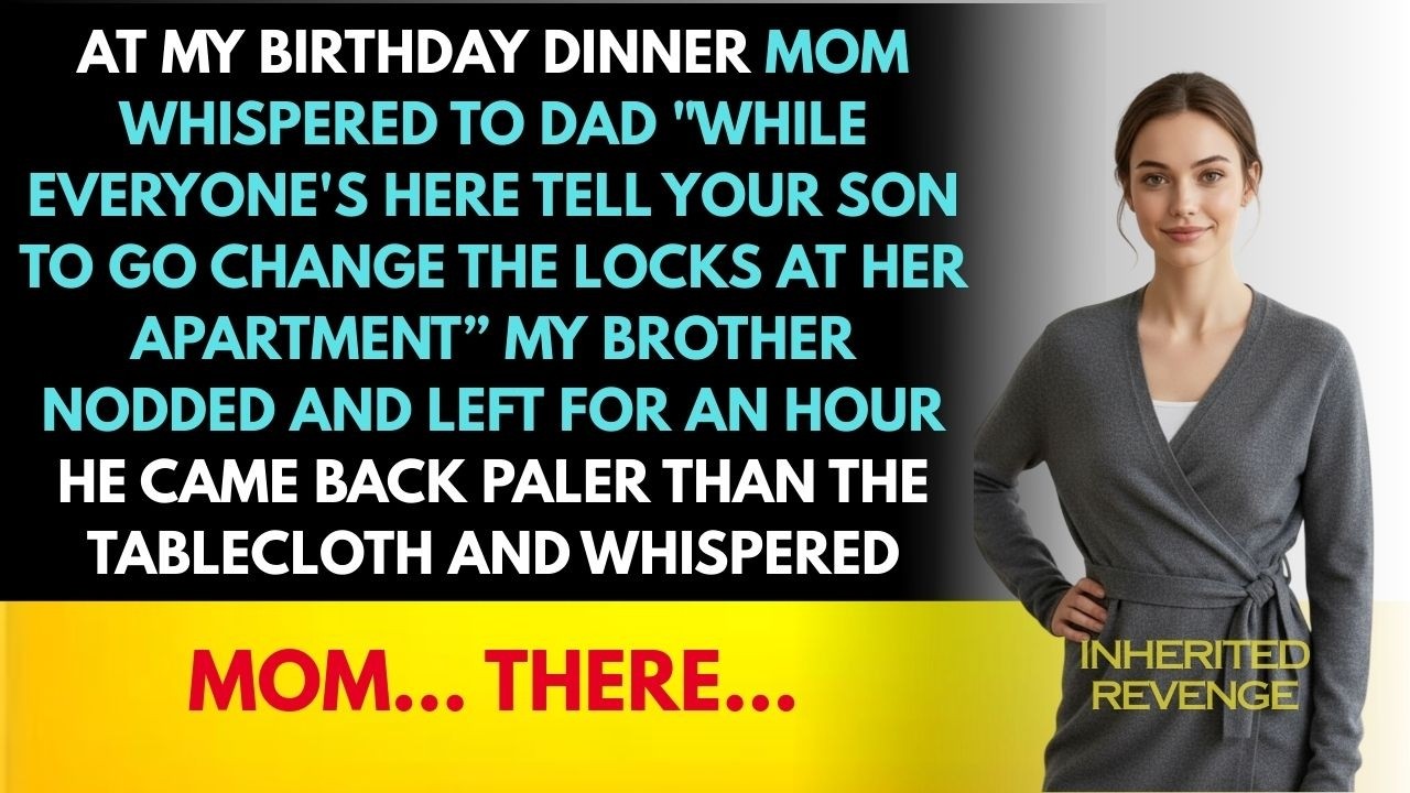 At My Birthday Party In Café, My Mom Whispered To Brother 