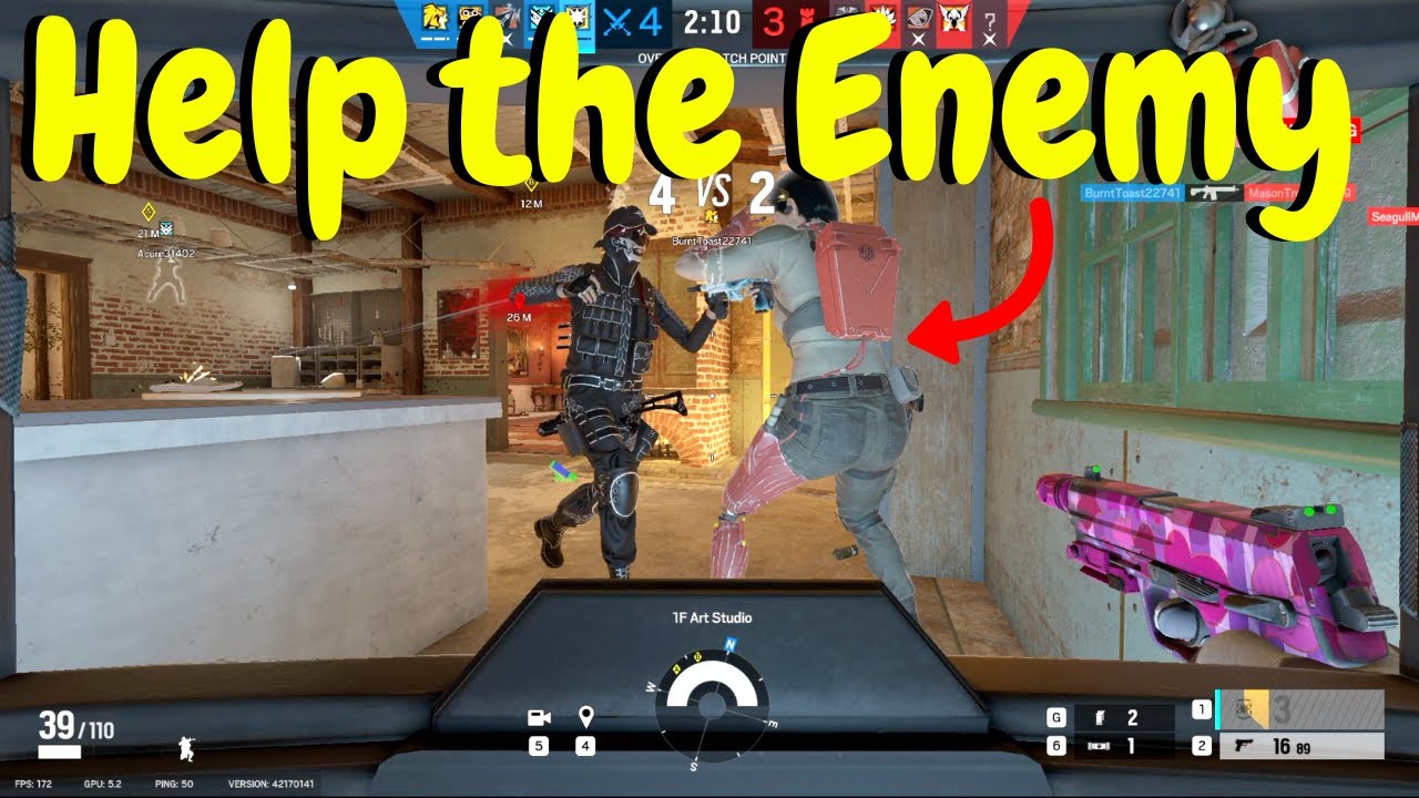 Making Friends w/ the Enemy in Rainbow Six Siege