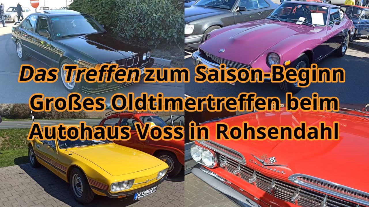 Hier trifft sich die Oldtimer-Szene heute - Autohaus Voss in Rosendahl am 06.04.2025