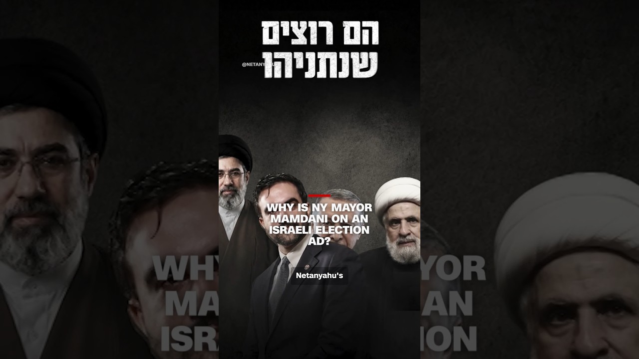 Why is NY mayor Mamdani on an Israeli election ad?