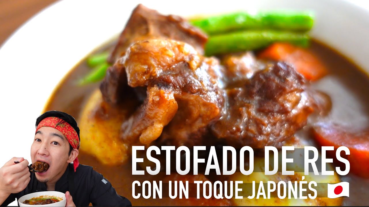 Estofado de Res con un toque de sabor japonés | Cocina Japonesa Con Yuta