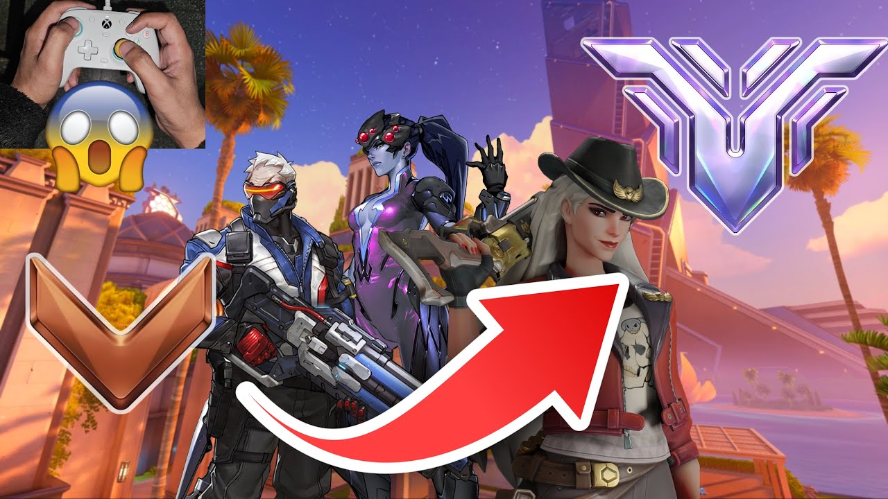 Unranked To GM Dps With HANDCAM (PART 3) | Overwatch 2 Console Controller Settings