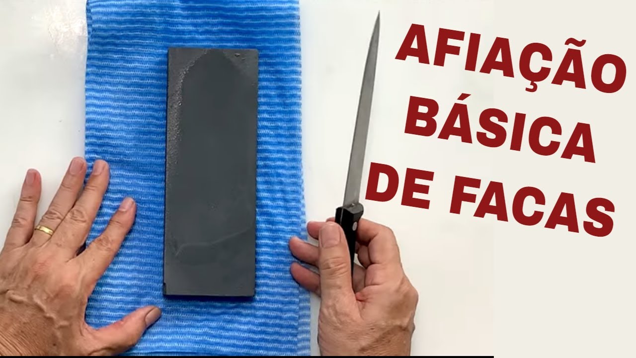 Afiação básica de facas por Claudio Benevides