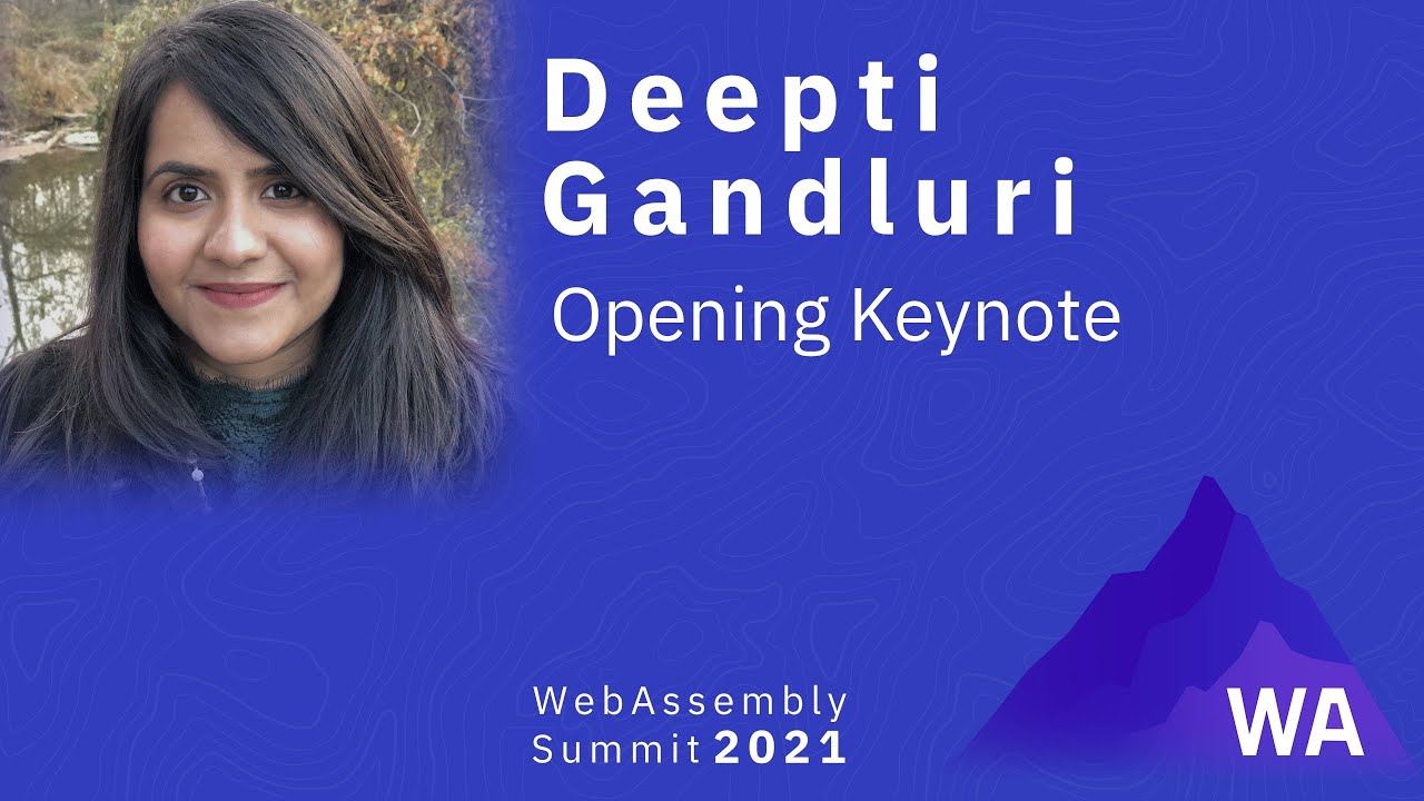 Deepti Gandluri — Opening Keynote