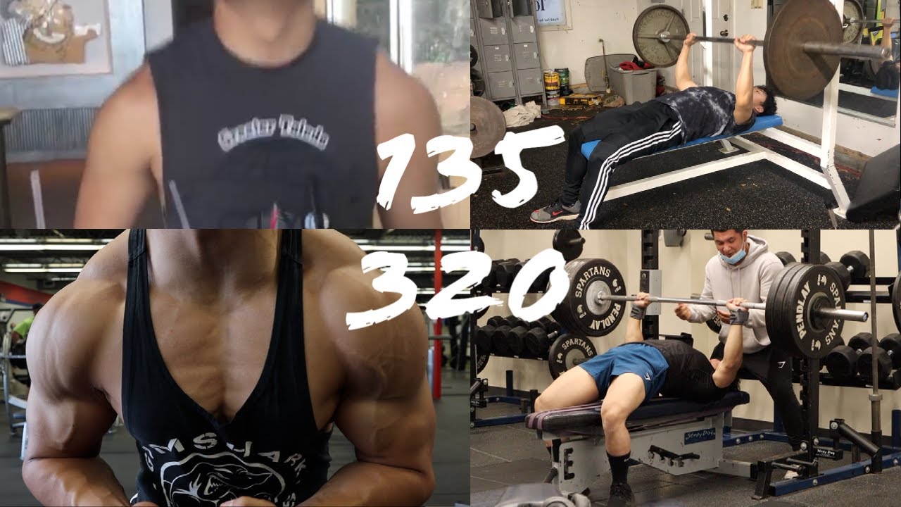 BENCH PRESS TRANSFORMATION 135LBS - 320LBS (16-19 YEARS OLD)