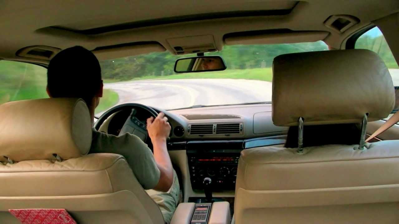 Bmw 730ia E38 Alps mountain cruising