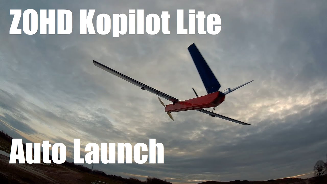 ZOHD Kopilot Lite - Auto Launch Demonstration with my Long Range FPV Aircraft