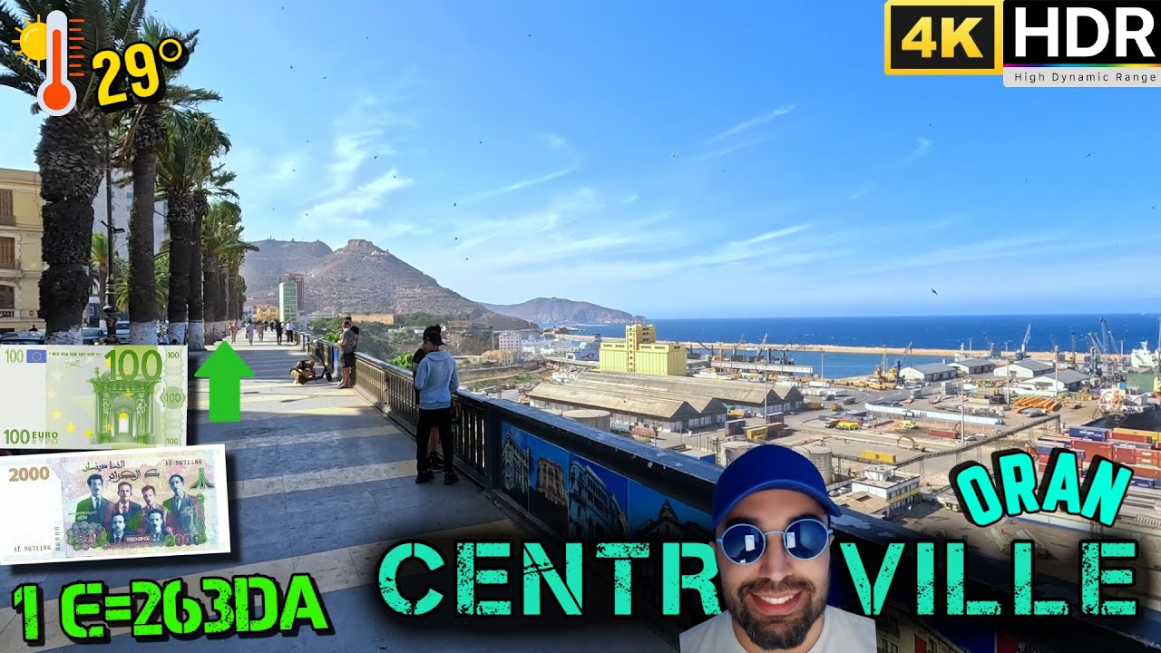 L’EURO QUI S’ENVOLE – UN APRÈS-MIDI À ORAN SOUS UN BEAU CIEL BLEU  🚴‍♂️29° 1€=263DA #400 #dz