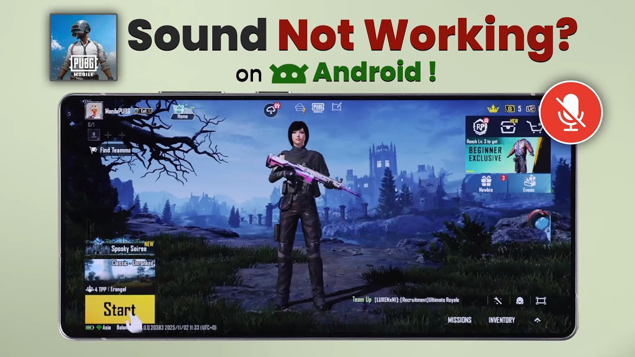 Fix- PUBG Mobile Sound Not Working Problem on Android | Solved PUBG No Sound Issue