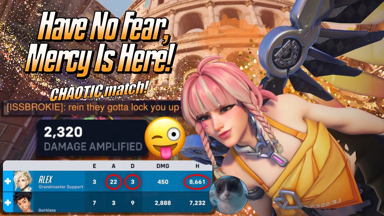 Have No Fear, Mercy Is Here! 😜 - Mercy Gameplay & Commentary - Overwatch 2 (Season 20)