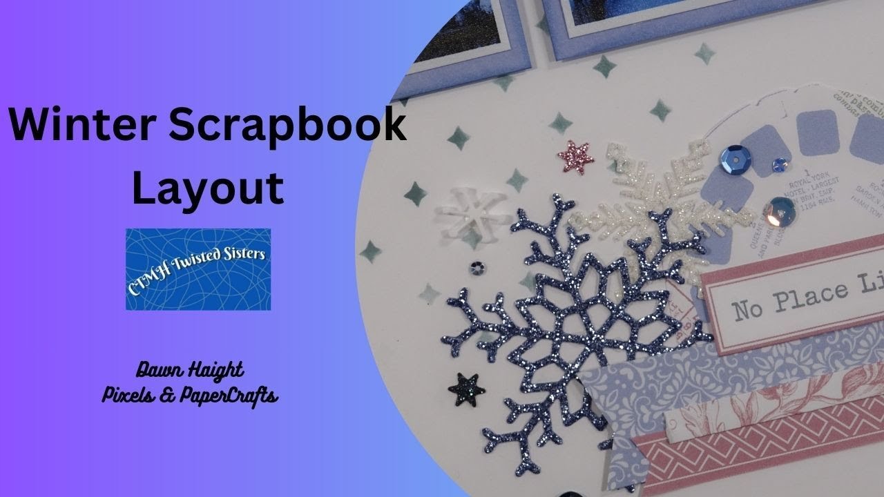 Winter Scrapbook Layout [Pixels & PaperCrafts]