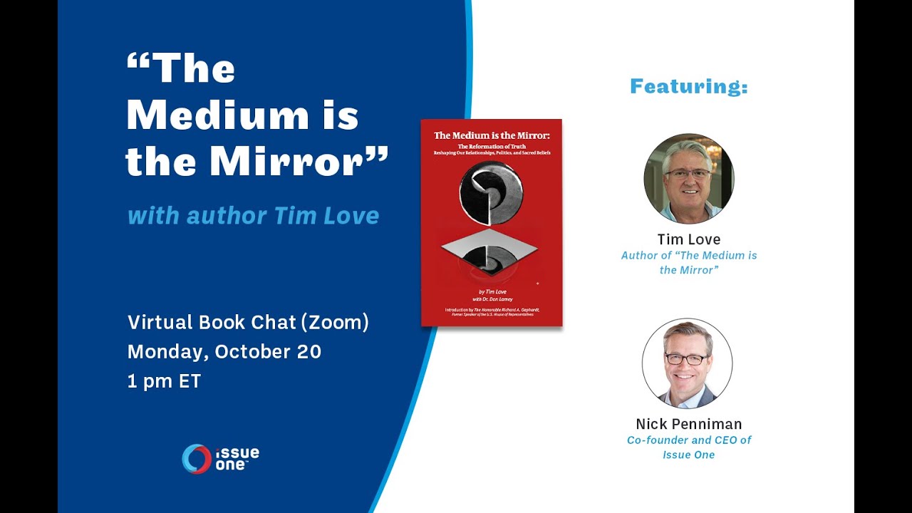Book Event: “The Medium is the Mirror” with author Tim Love