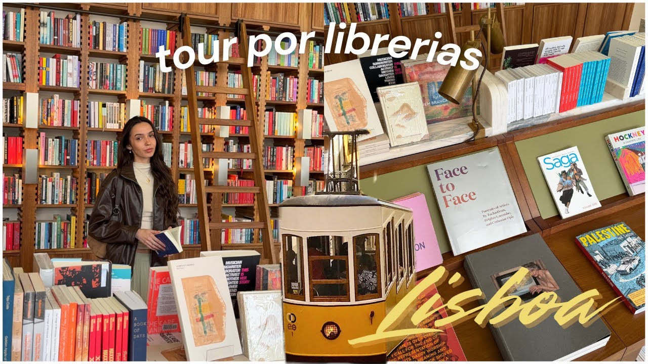 Tour por las librer&iacute;as M&Aacute;S BONITAS de LISBOA 🇵🇹 | La librer&iacute;a m&aacute;s antigua del mundo