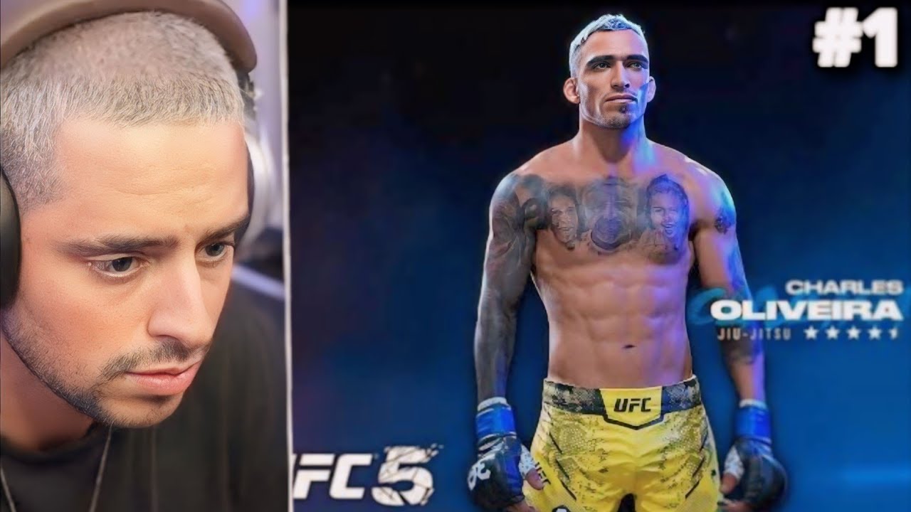 CORINGA jogando UFC 5 - MODO CARREIRA #1