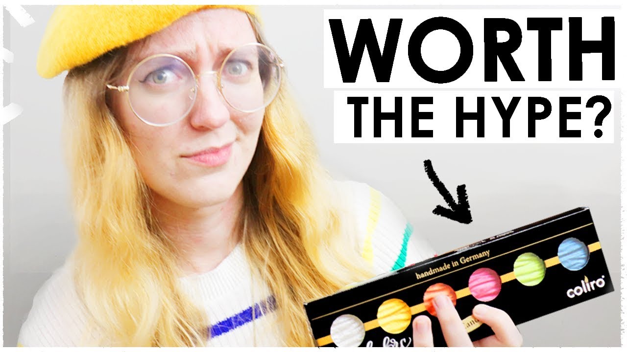Testing More TRENDY Art Supplies! 👀 - Finetec Candy Watercolor & Caran Dache Waterbrush