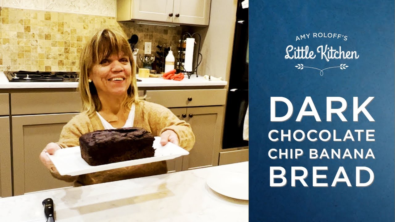 How To Make Dark Chocolate Chip Banana Bread | Amy Roloff's Little Kitchen