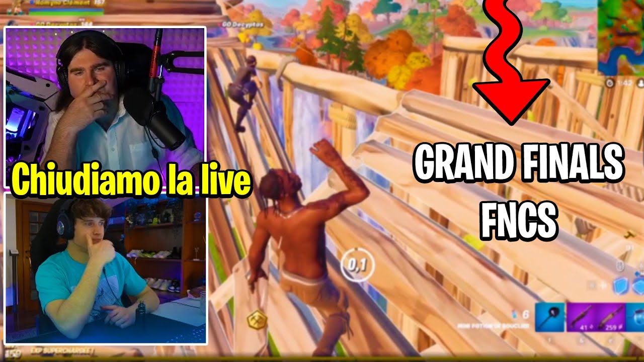 Piz/Xiuder CHIUDONO la Live Dopo gli Insulti ad Eddy durante il Casting delle grand finals fncs!