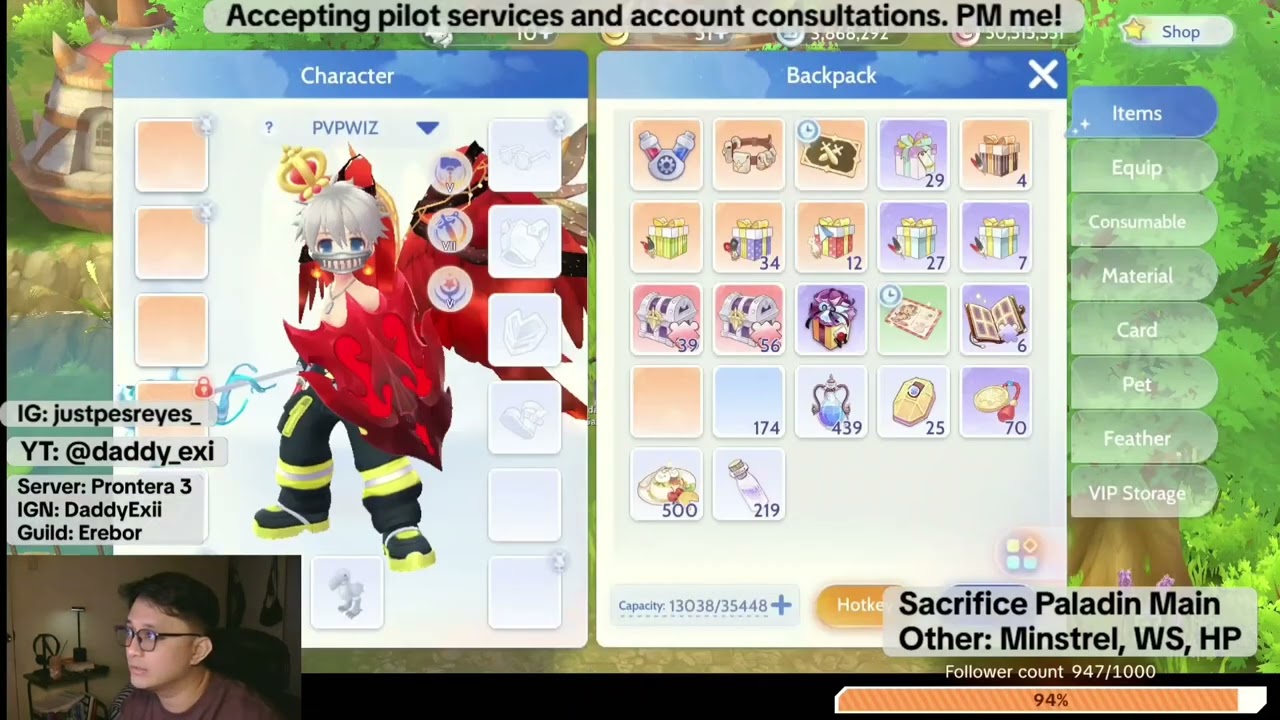 Sacrifice Paladin No bs Updated Feather Guide!