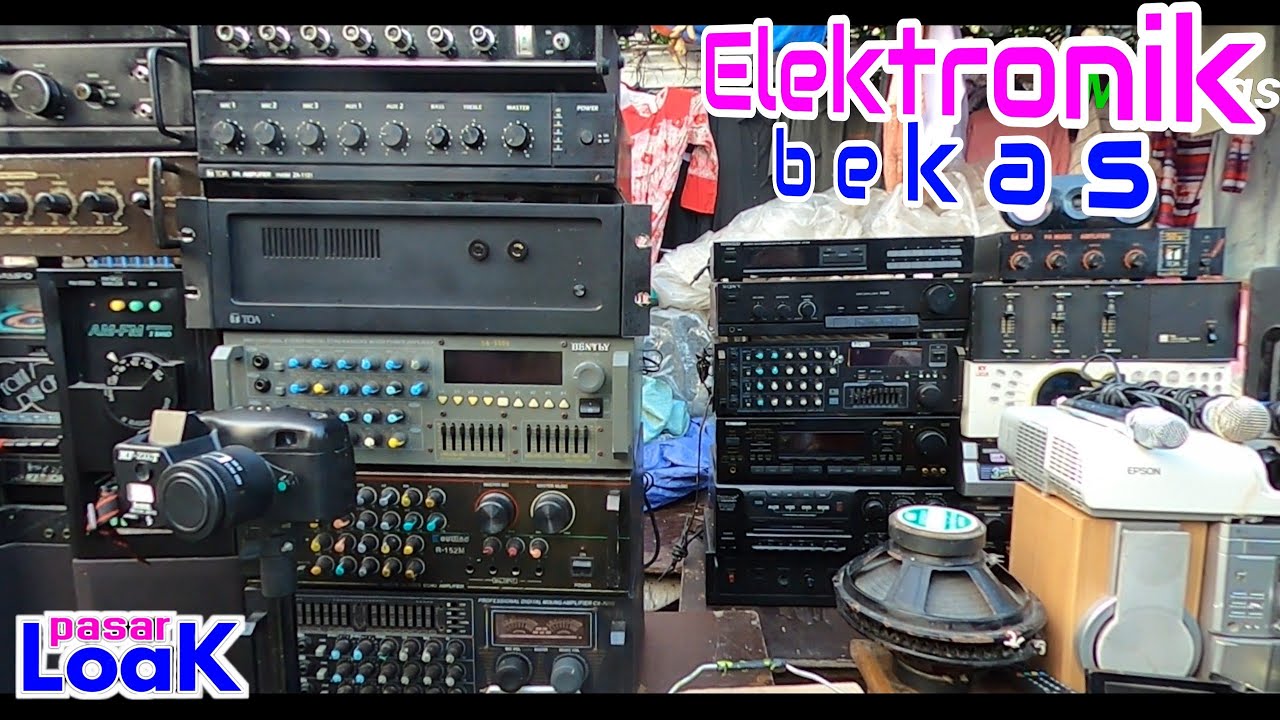 Review harga elektronik bekas di pasar loak Jatinegara