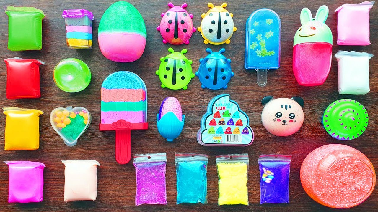 Super Relaxing Slime Mixing - Oddly Satisfying ASMR