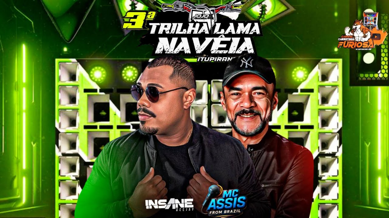CD AO VIVO 3° TRILHA LAMA NA VEIA REPERTÓRIO EXCLUSIVO 2026 INSANE DJ E MC ASSIS FROM BRASIL 