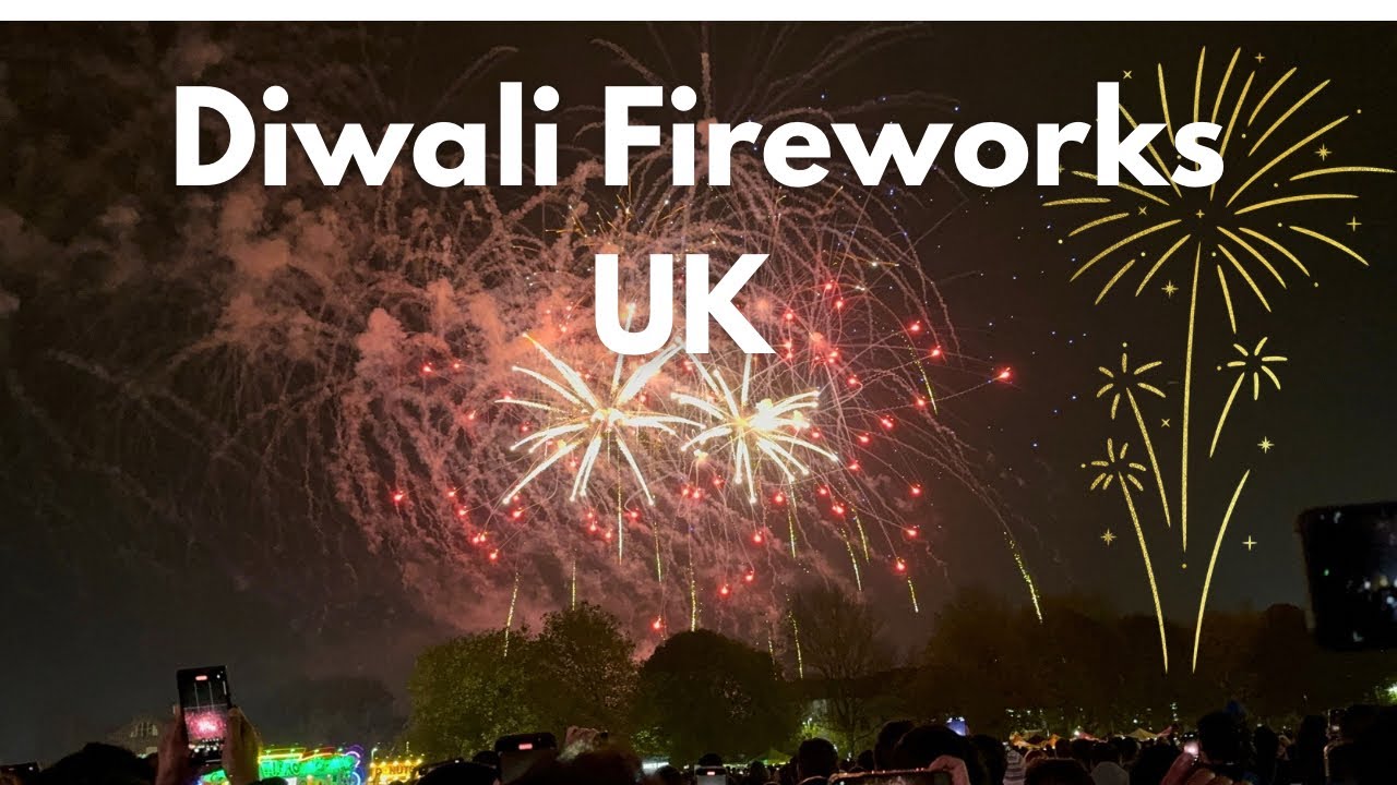Diwali Fireworks in Leicester UK | Diwali Celebration Outside India 🇮🇳 