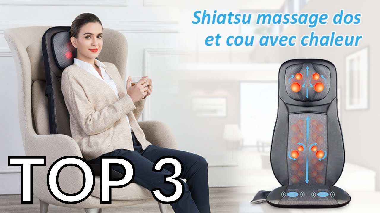 TOP 3 : Coussin Masseur Shiatsu pour le dos et nuque