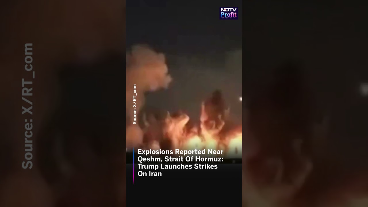 Trump Strikes Iran After Apache Incident: Explosions Reported In Qeshm | #shorts