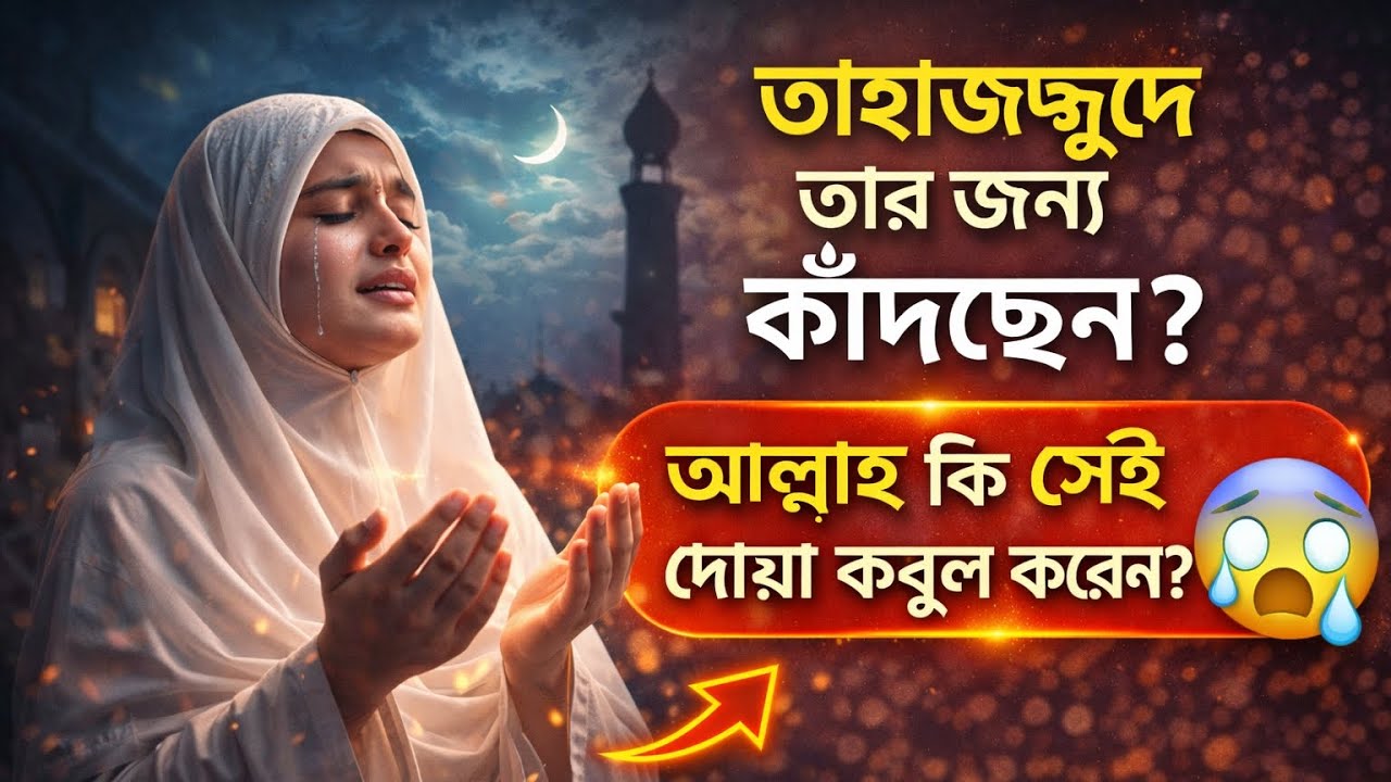 তাহাজ্জুদে তার জন্য কাঁদছেন? আল্লাহ কি সেই দোয়া কবুল করেন? 😭