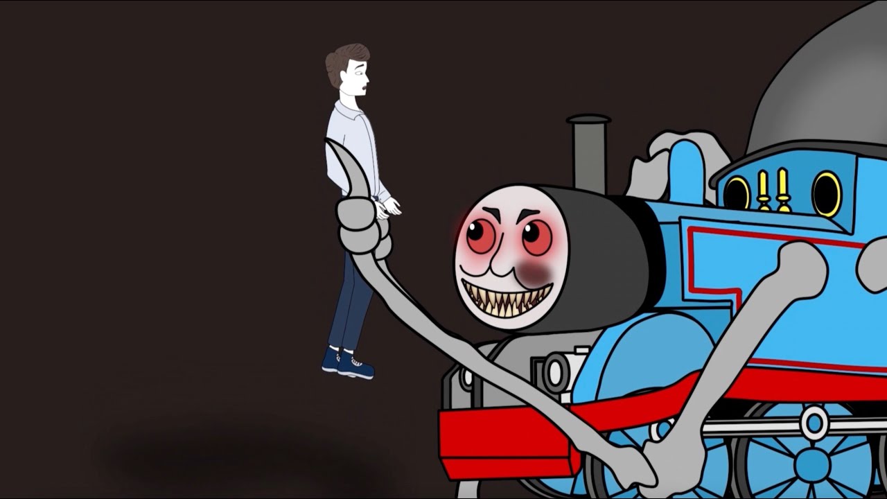 THOMAS THE TRAIN.EXE VS TRAIN EATER! (HORROR CARTOON ANIMATION 3 part) #shorts