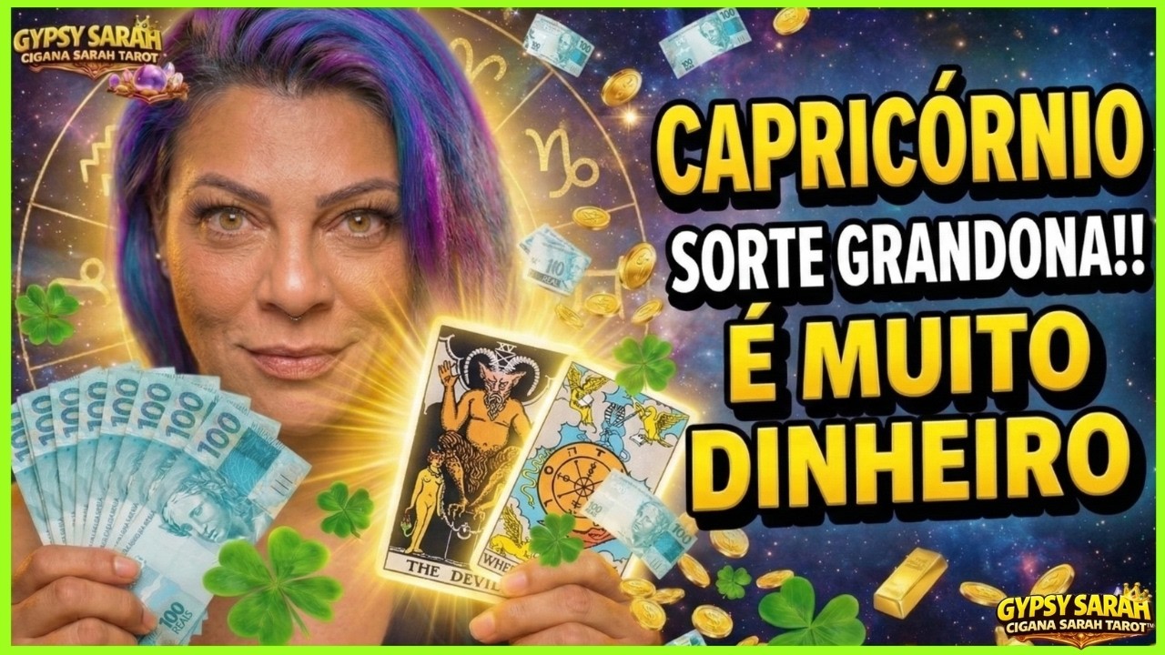 SIGNO DE CAPRICÓRNIO, A MELHOR NOTÍCIA DA TUA VIDA CHEGA AGORA!!