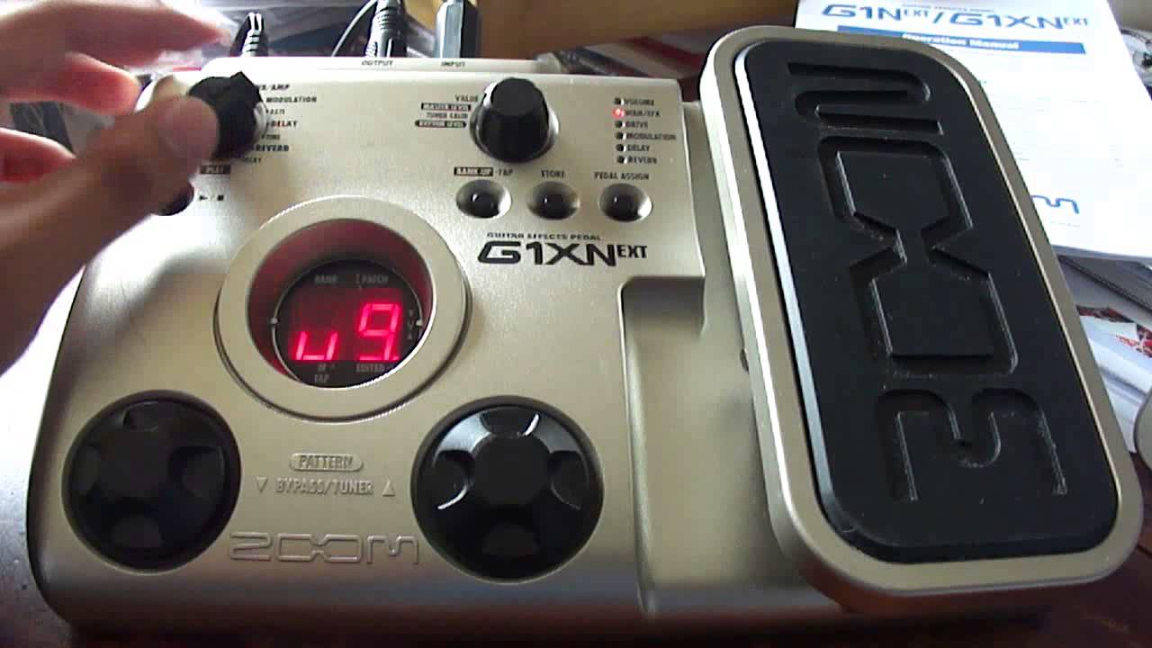 Como crear un patch (Zoom G1XN)
